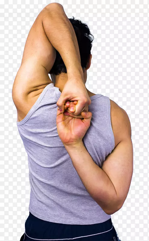 下腰痛伸直人体后臂
