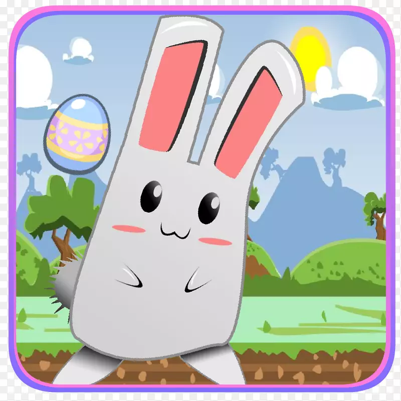 复活节兔子卡通技术-技术