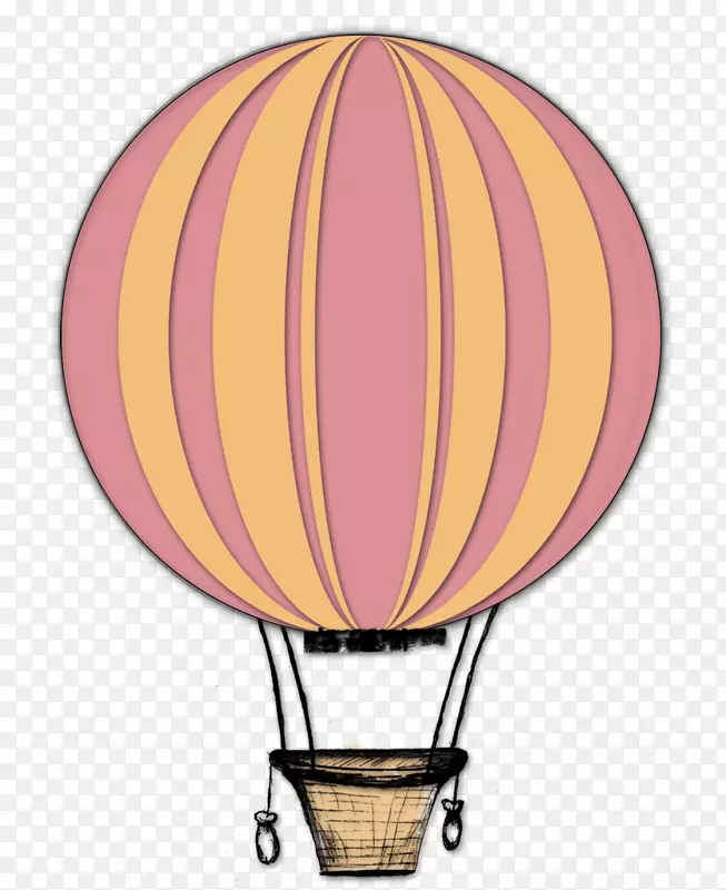 热气球飞行夹艺术气球