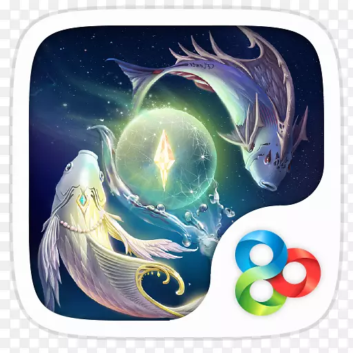 计算机图标主题生物双鱼座PNG图片素材下载_图片编号2032296-PNG素材网