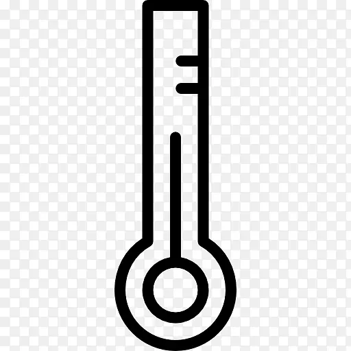 摄氏电脑图标温度计温度