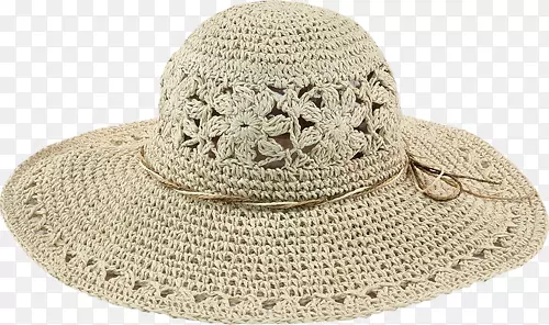 太阳帽，软帽，米色帽