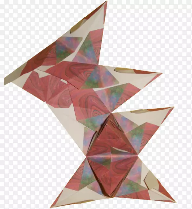 纸折纸，艺术三角，STX，glb.1800。Gr EUR-折纸式边境折纸