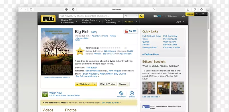 IMDb电视节目文本