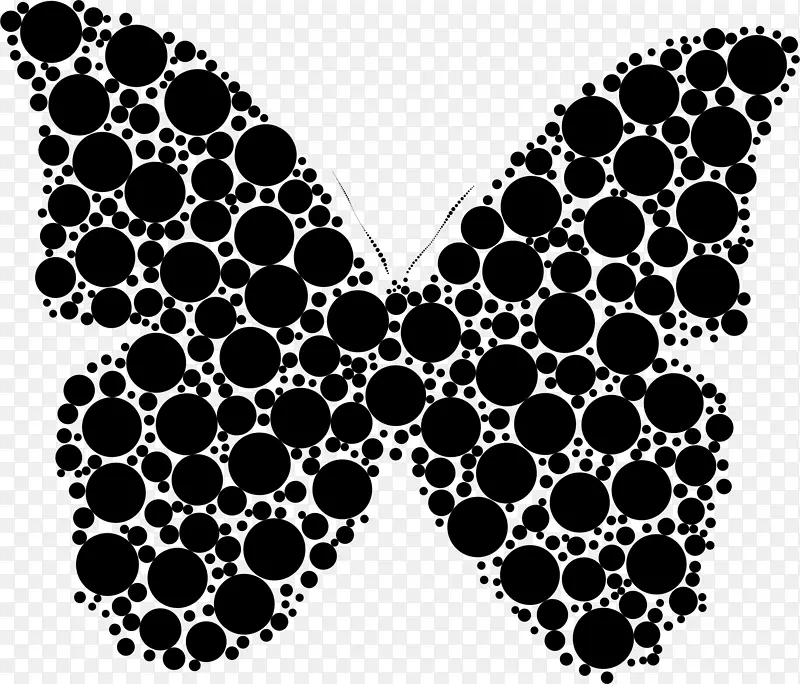 蝴蝶圈电脑图标剪贴画圆圈图案