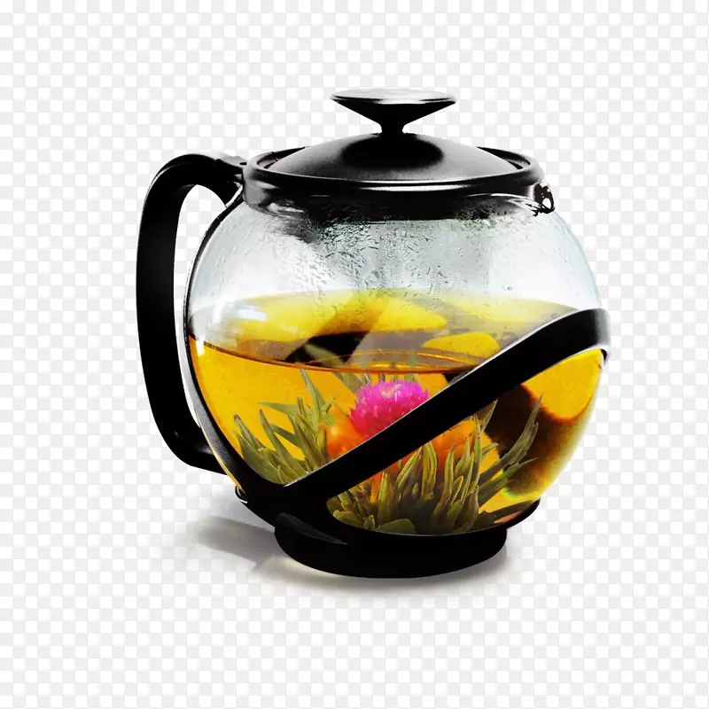 茶壶，柠檬茶