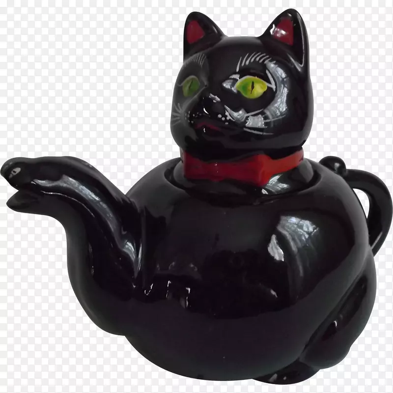 黑猫茶壶绿茶红茶茶壶
