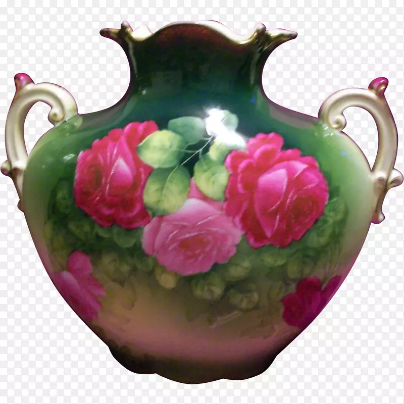 花瓶瓷餐具粉红m花瓶