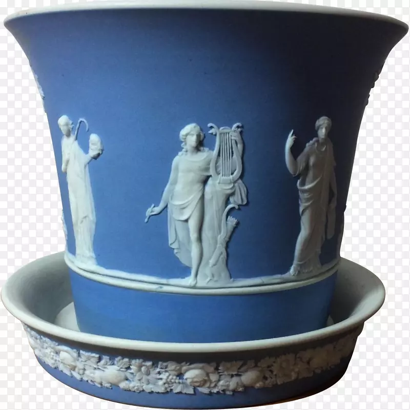陶瓷陶器花瓶钴蓝碟陶器