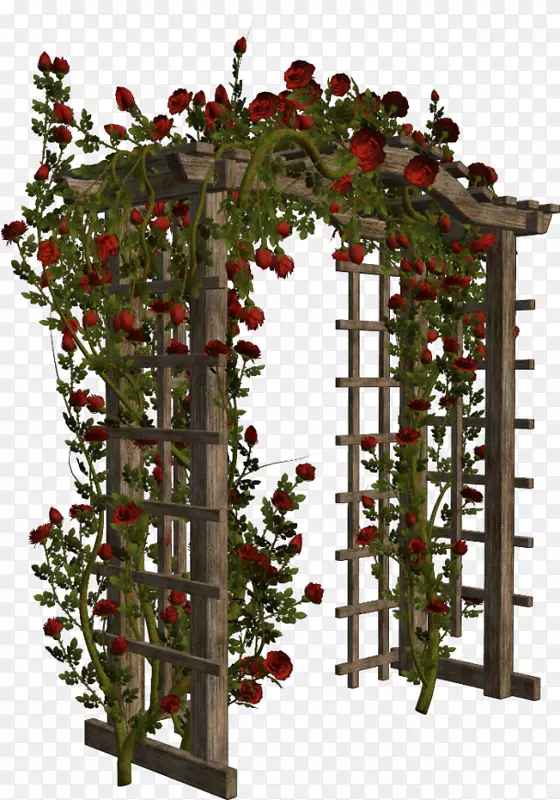 拱门-免费花园剪贴画门