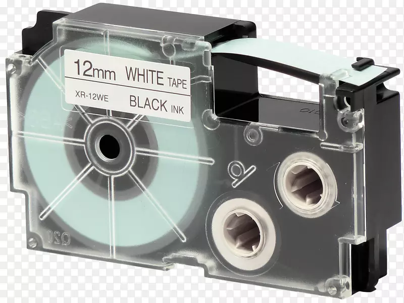 标签打印机胶粘带白色紧凑型盒式磁带量具