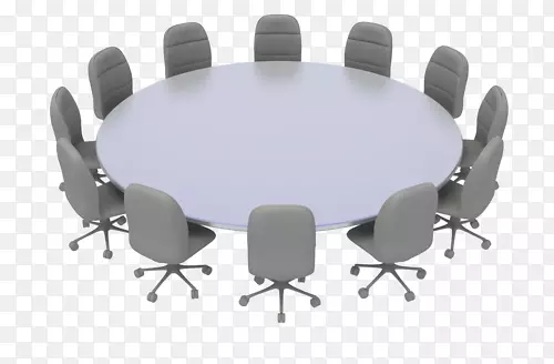 圆桌会议剪贴画桌