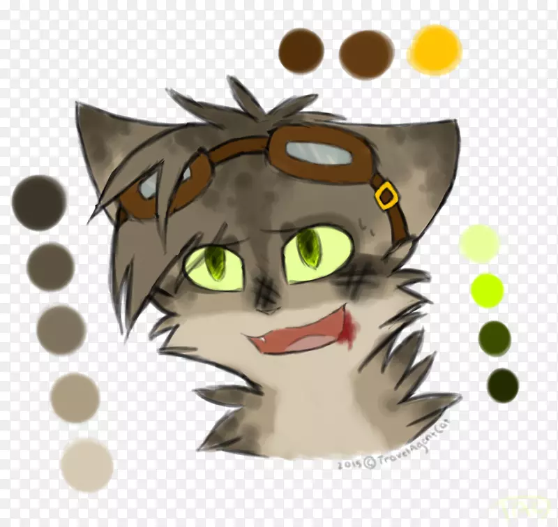 胡须猫鼻夹艺术