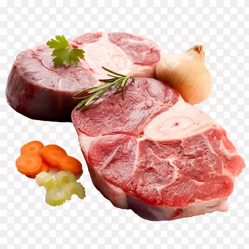 小牛肉火腿，肉食，渗透蛋白，肋骨，肉眼牛排，火腿