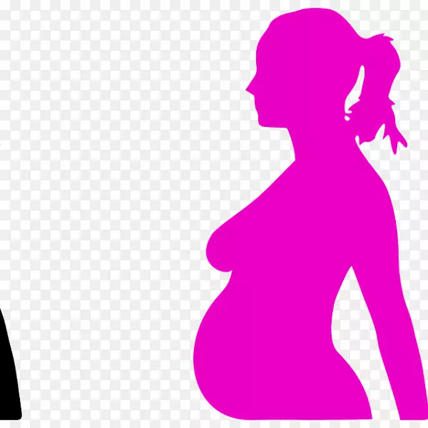 少女怀孕电脑图标剪贴画-怀孕