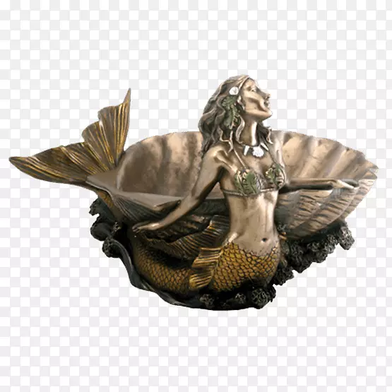 美人鱼青铜雕塑雕像托盘-美人鱼