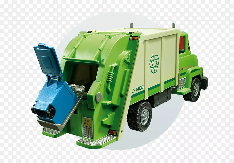 Amazon.com汽车回收Playmobil卡车-垃圾车