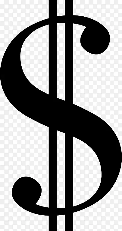 美元符号货币符号剪贴画-美元