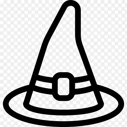 计算机图标魔术师帽子巫术剪辑艺术帽