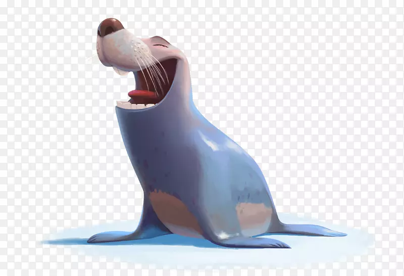 海狮无耳海豹设计师-白兔