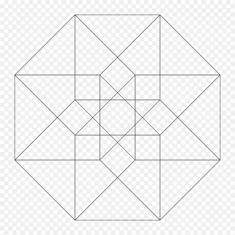 Tesseract几何顶点剪贴画