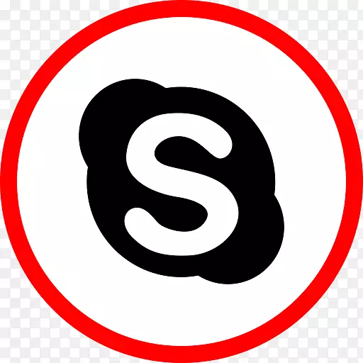 电脑图标社交媒体Skype符号字体超赞-社交媒体