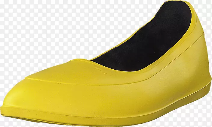 滑鞋，芭蕾舞，平黄色