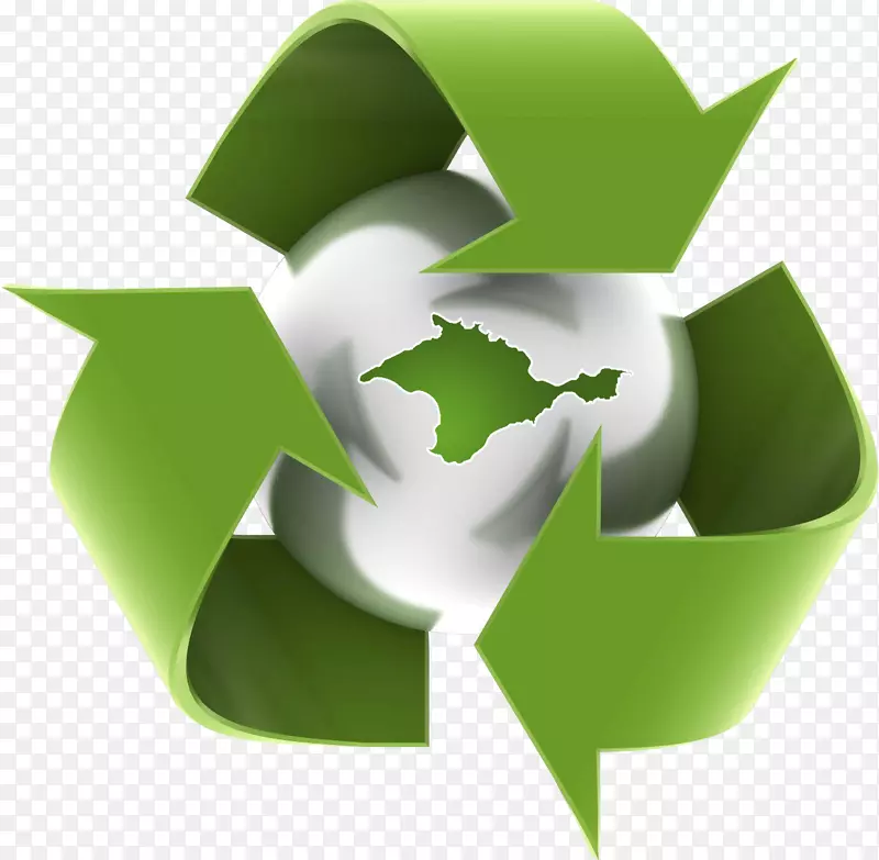 回收符号回收站垃圾桶和废纸篮废物最小化废物回收