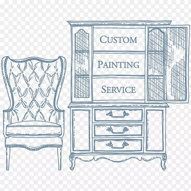 椅子，桌子，家具，油漆，拉丝椅