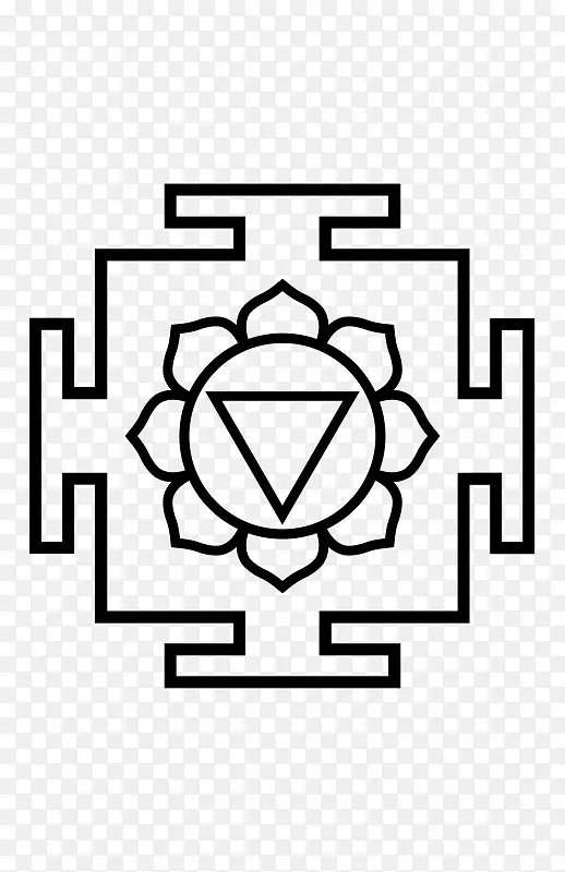 延特拉湿婆禅修剪贴画-印度教