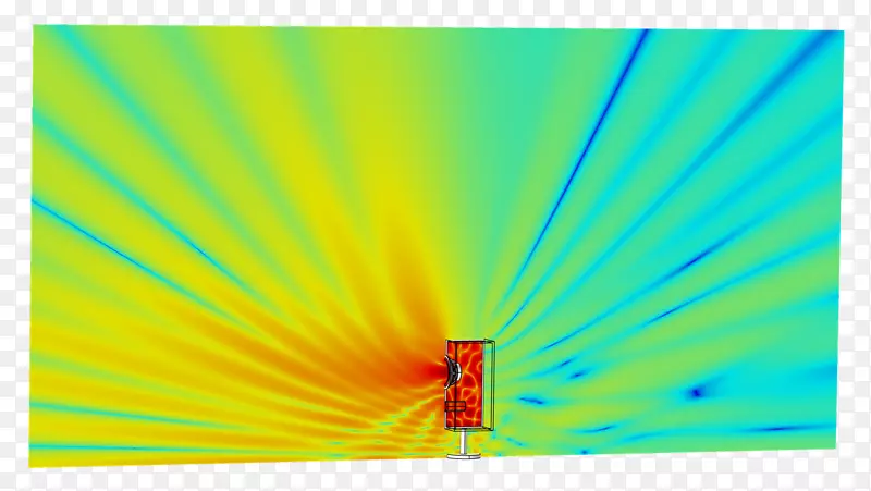 声学COMSOL多物理声压科学模拟扬声器-波