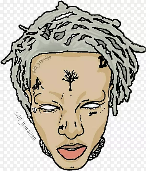 xxxtentacion在运行剪贴画时画插图