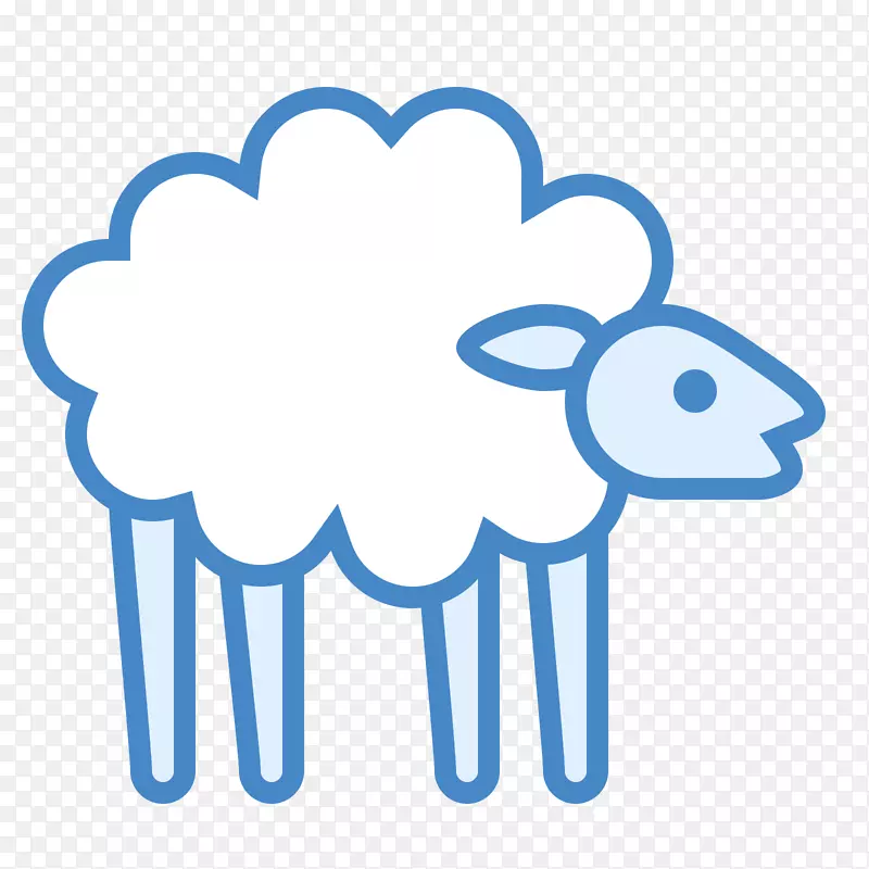 多塞特角电脑图标剪贴画-绵羊