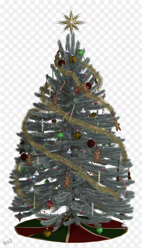 圣诞树，圣诞装饰，复活节-冬季树