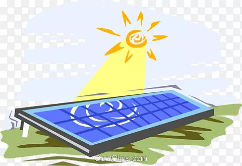 太阳能项目太阳能电池板太阳能剪贴画