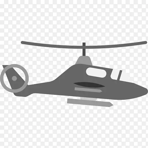 直升机旋翼飞机计算机图标.直升机