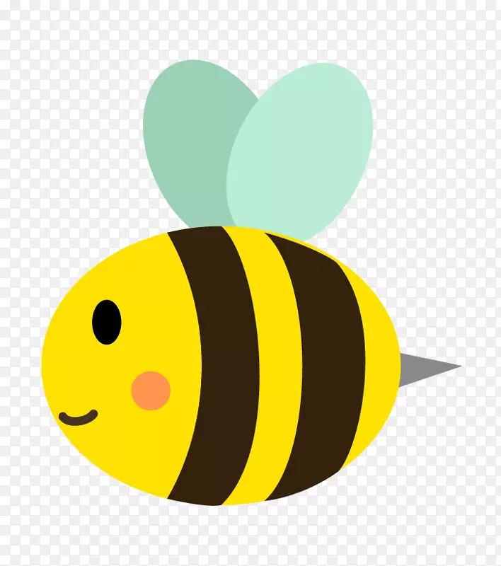 蜜蜂笑脸蝴蝶-蜜蜂