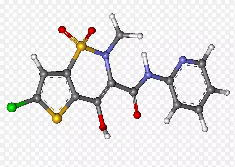 洛培胺药物分子球粘模型非甾体抗炎药