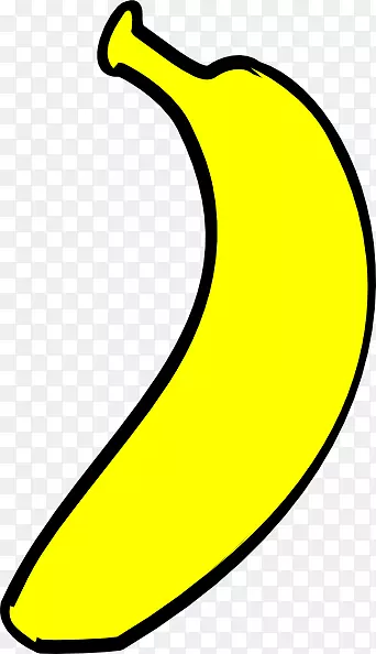 香蕉素描剪贴画-香蕉