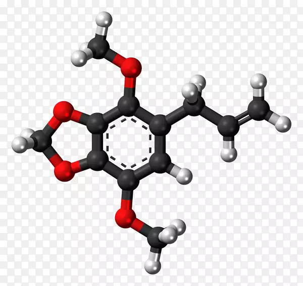 水杨酸乙酯分子-分子