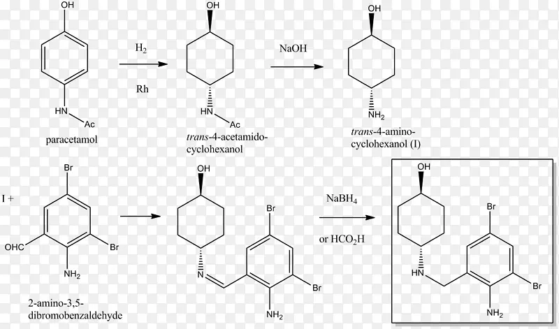溴己碱氨溴索粘液动力学药物化学合成