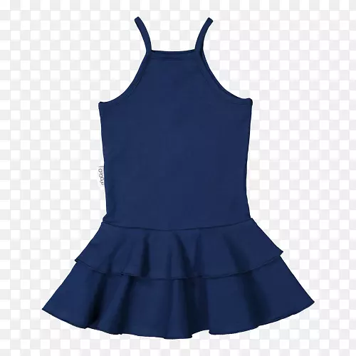 蓝色长裙服装.连衣裙
