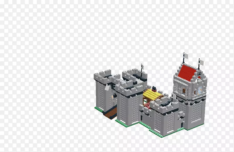 牛乐高设计由我城堡围城塔-城堡