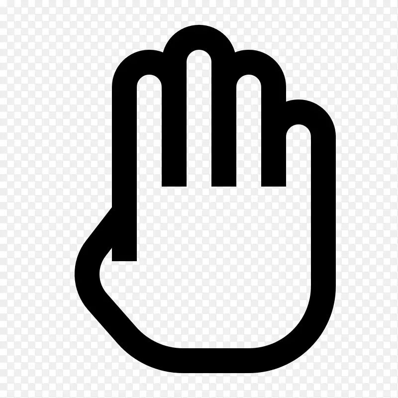 计算机图标食指中指符号