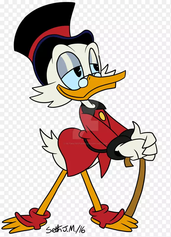 Scrooge McDuck唐纳德鸭Flintheart GlomGold家族McDuck-Donald鸭子