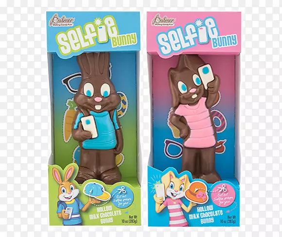 复活节兔子巧克力兔白巧克力糖果巧克力