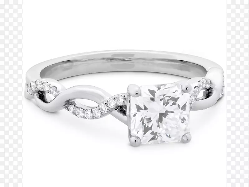 结婚戒指银身珠宝钻石戒指
