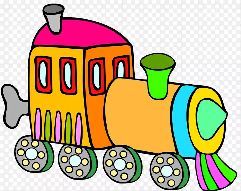 火车玩具运输动画电影剪辑艺术火车