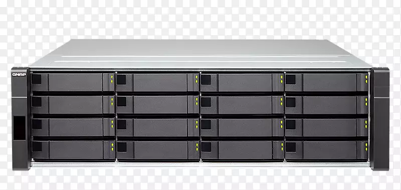 网络存储系统QNAP es1640dcnas服务器-SAS 6GB/s系列附加SCSI QNAP 16 BAY NAS QNAP系统公司。