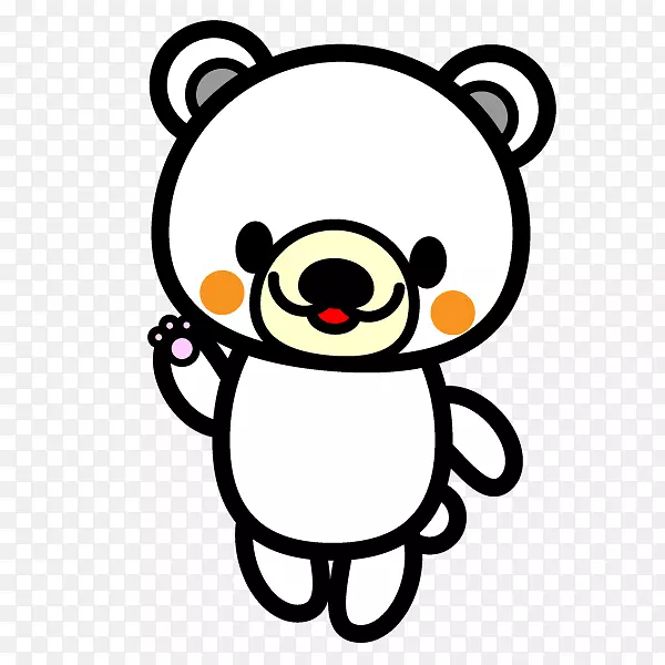 黑白狗剪贴画